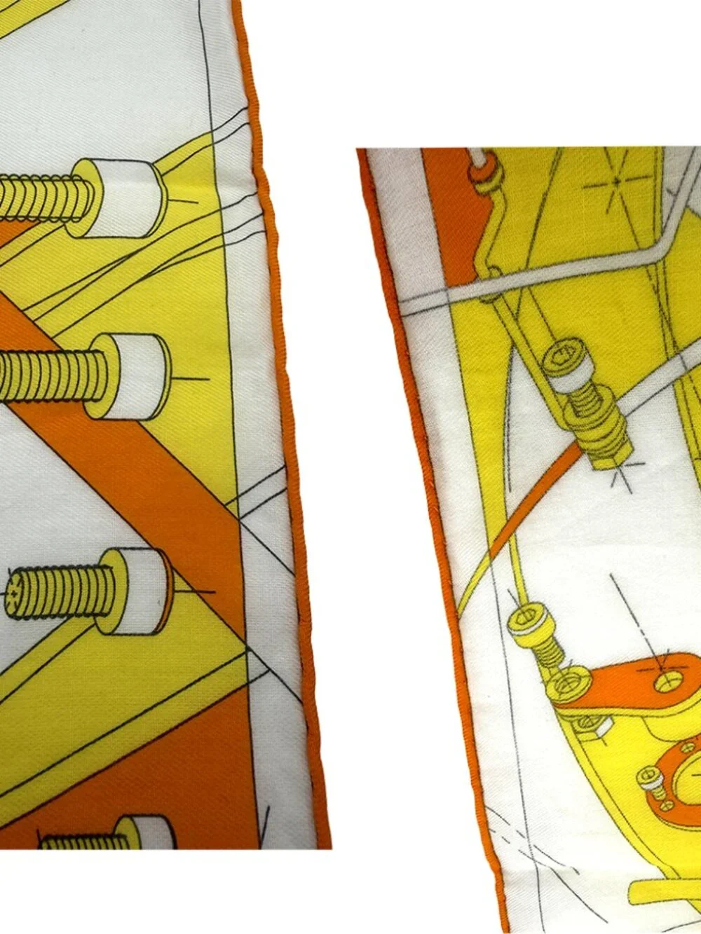 Hermès Step into the Frame 100% Cotton Scarf 2019 Men's Collection